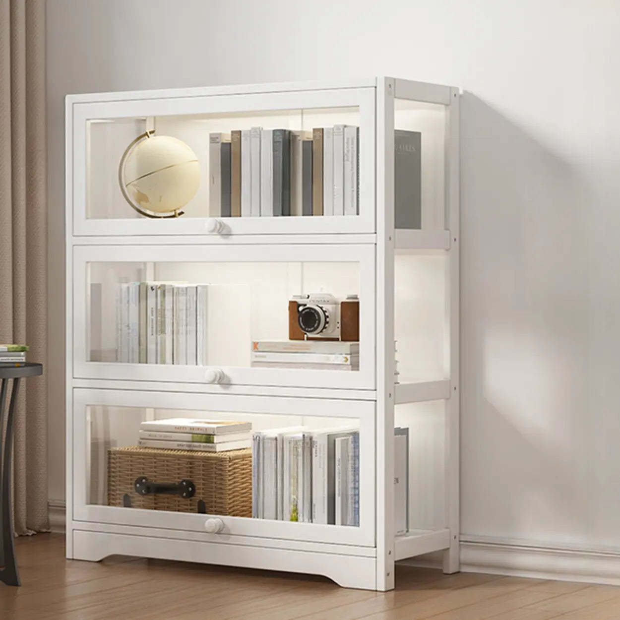 Vertical Narrow Display Bookcase