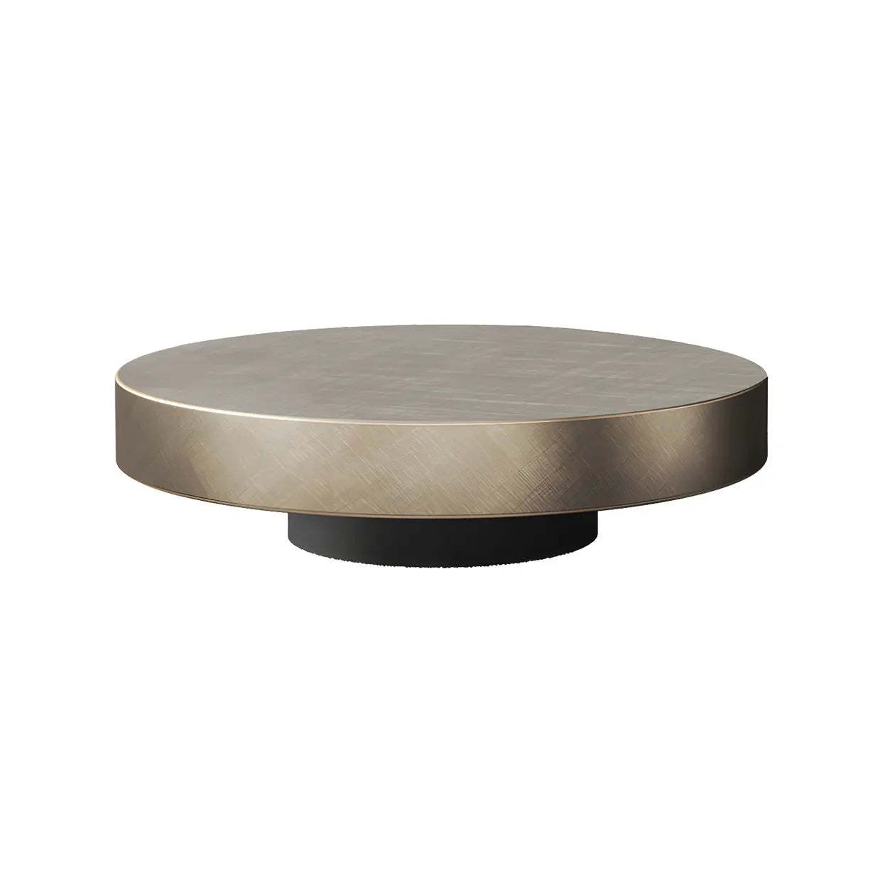 Round Steel-Base Nesting Coffee Tables — Drawers Not Included