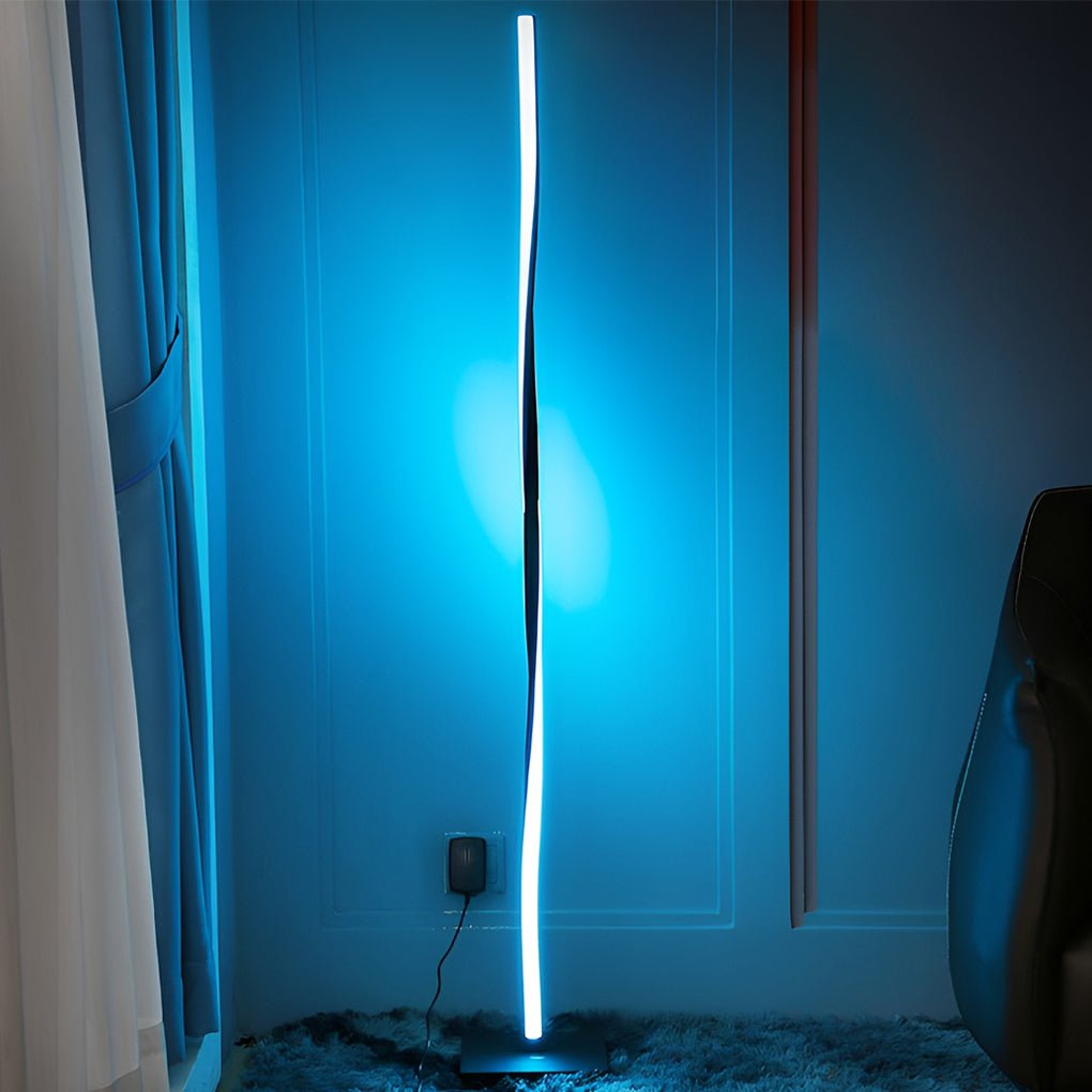 49 Inch LED Twisted Floor Lamp-Lighom