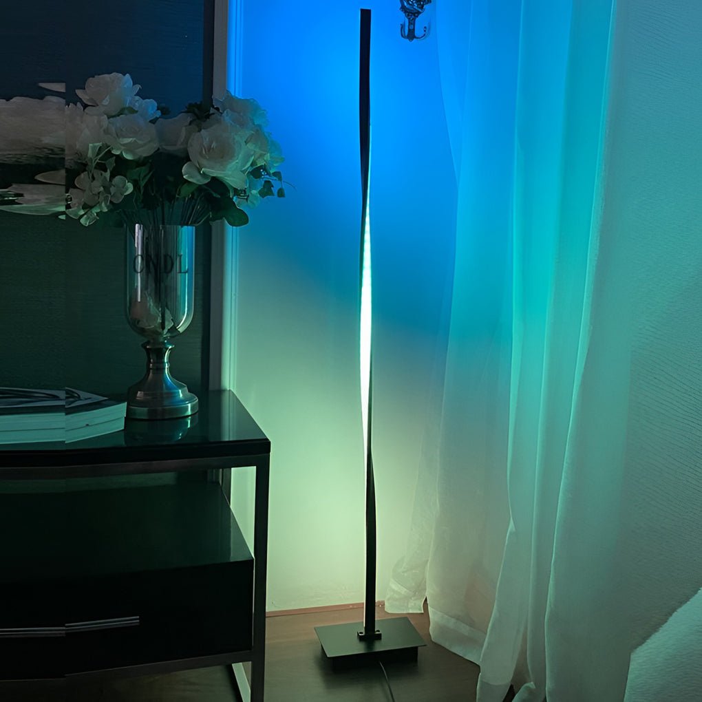 49 Inch LED Twisted Floor Lamp-Lighom