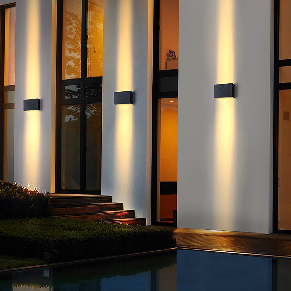 Gorgeous Led Up Down Exterior Lights Modern Outdoor Wall Lighting-Lighom