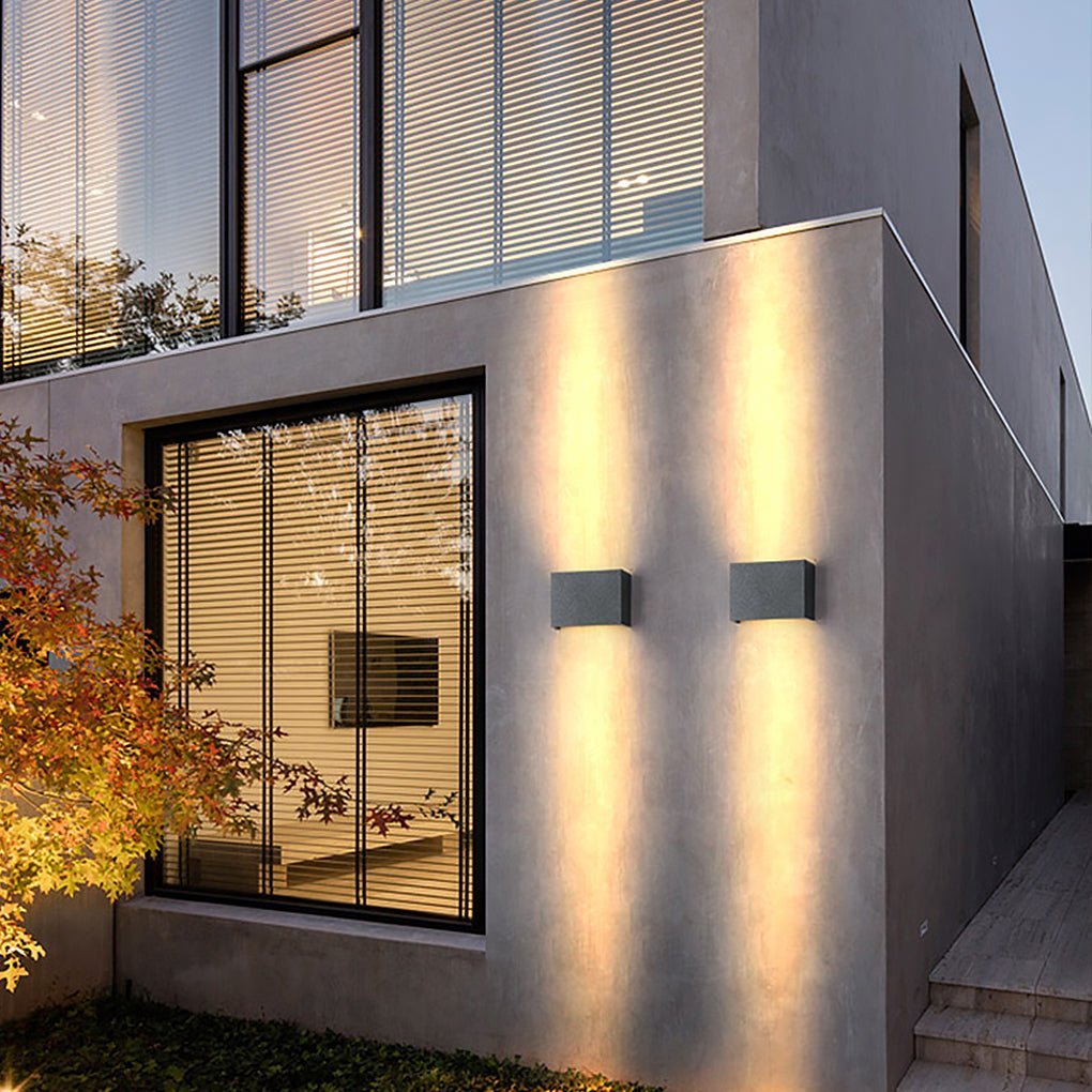 Gorgeous Led Up Down Exterior Lights Modern Outdoor Wall Lighting-Lighom