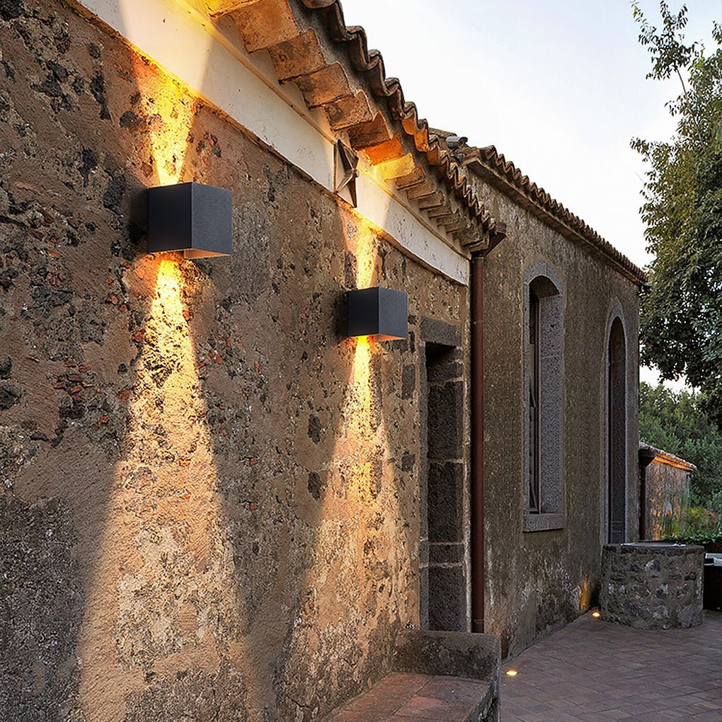 Up down Lighting Waterproof Adjustable Beam Angle Outdoor Wall Lights-Lighom