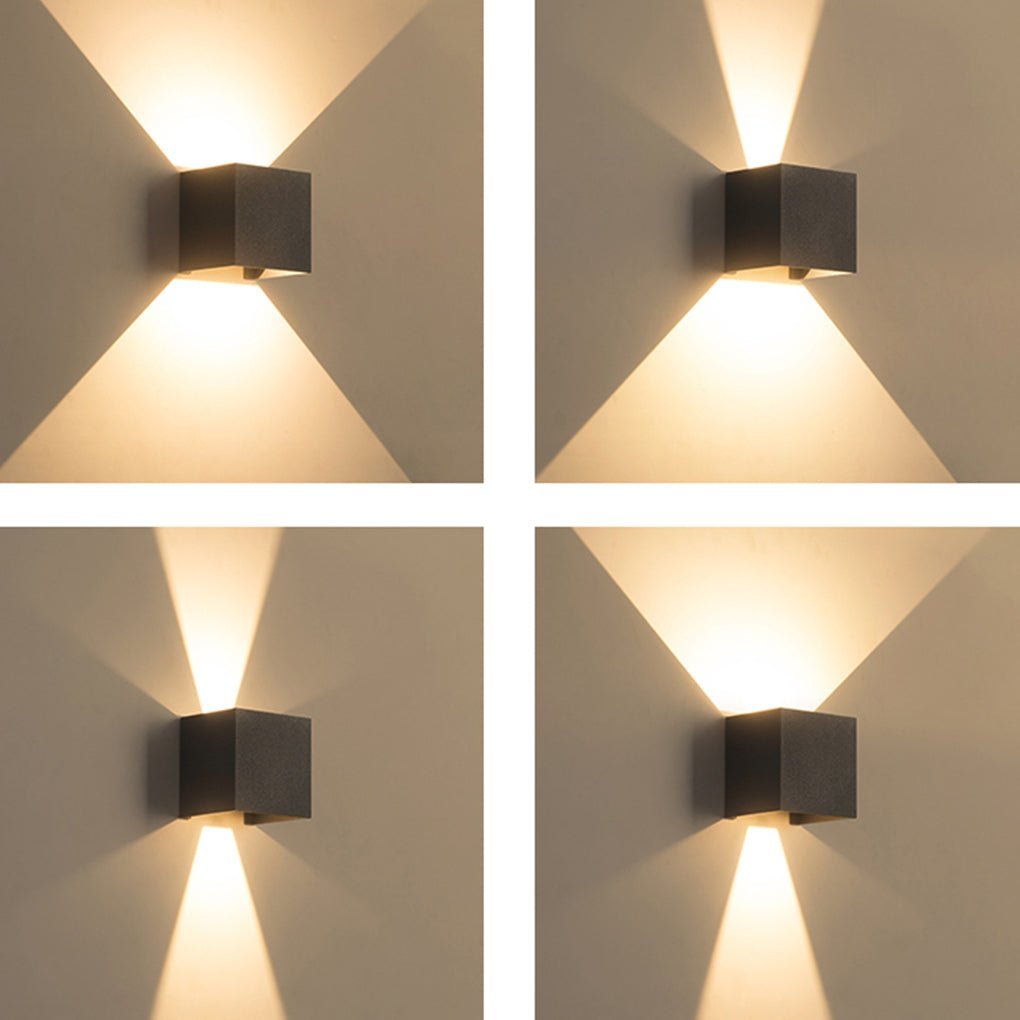 Up down Lighting Waterproof Adjustable Beam Angle Outdoor Wall Lights-Lighom