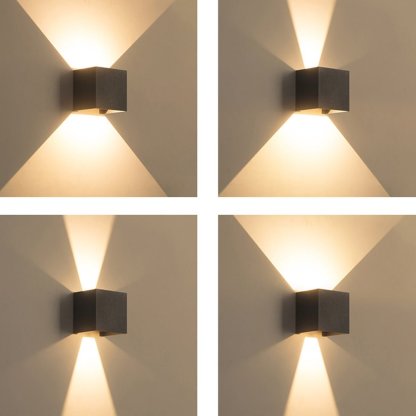 Up down Lighting Waterproof Adjustable Beam Angle Outdoor Wall Lights-Lighom