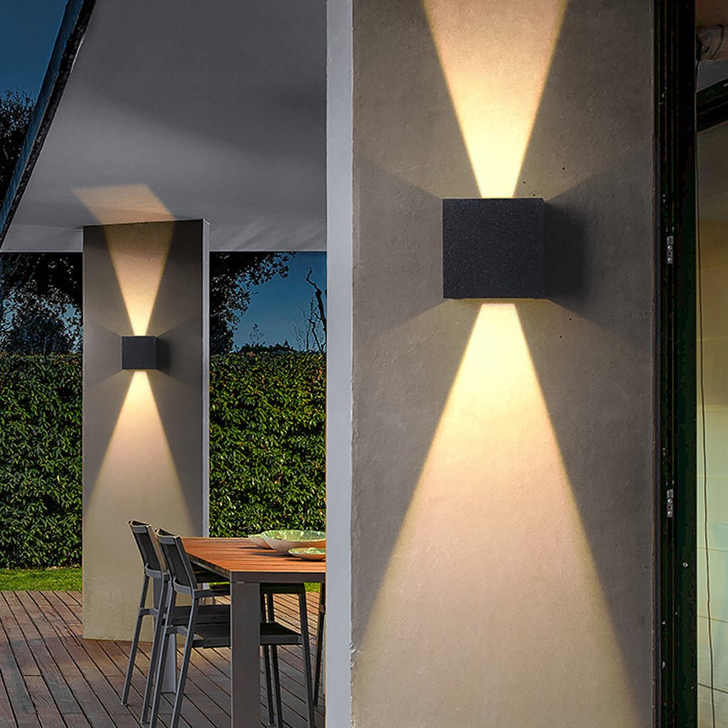 Adjustable Beam Up Down Outdoor Wall Light