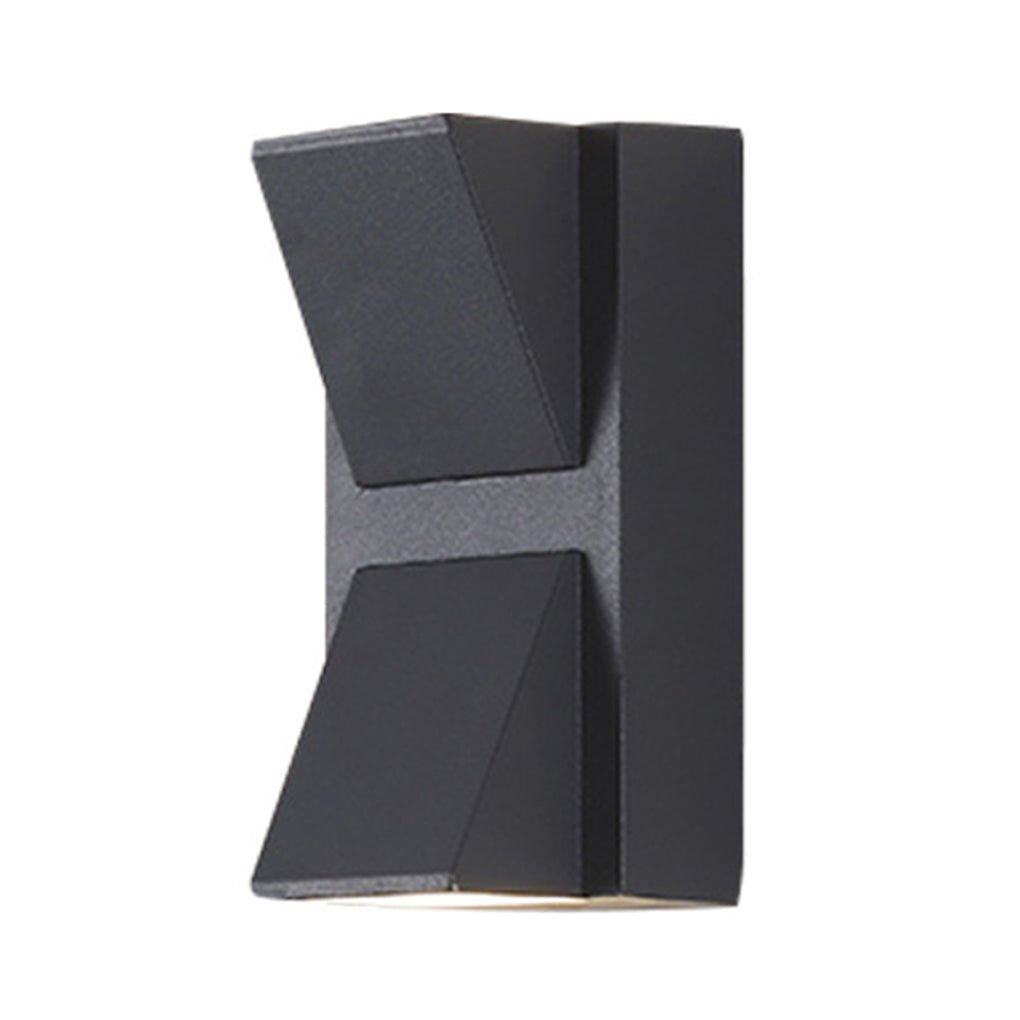 Waterproof Up & Down K-Type Black LED Outdoor Wall Lights-Lighom