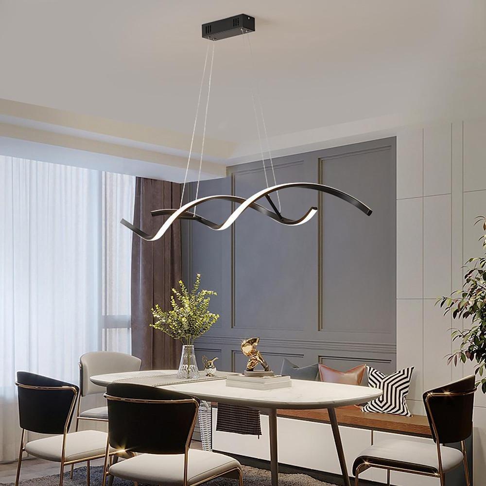 Wave Design Modern Pendant Lighting Minimalist Ceiling Light for Elegant Interiors-Lighom