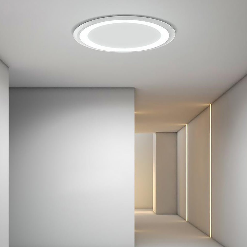 Ultrathin Round Flush Mount LED Acrylic Light