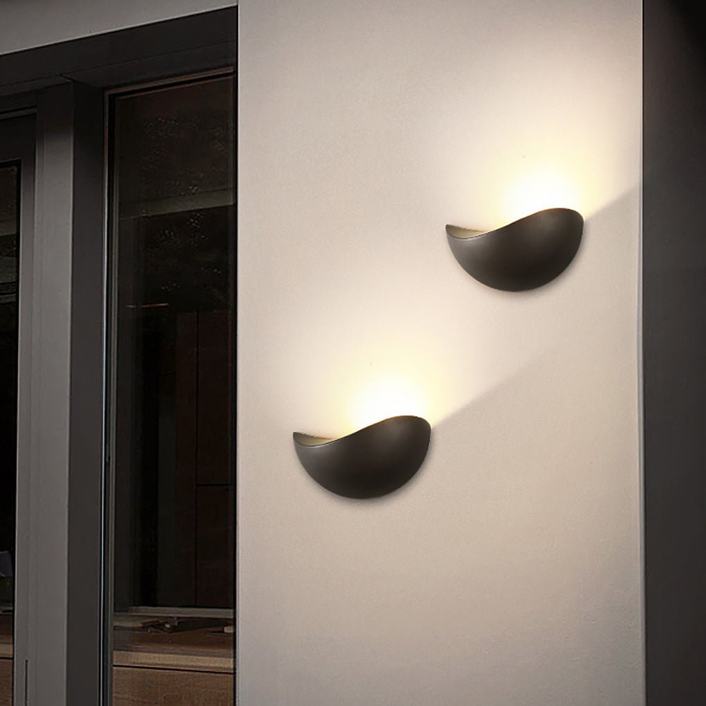 Unique Creative Minimalist Shape LED Aisle Staircase Outdoor Wall Sconces-Lighom
