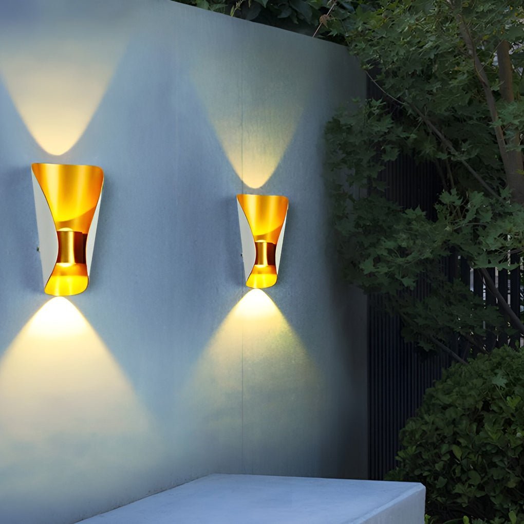 Unique Creative Up and Down Lights Outdoor Wall Lights Waterproof Wall Sconces Wall Lamp-Lighom