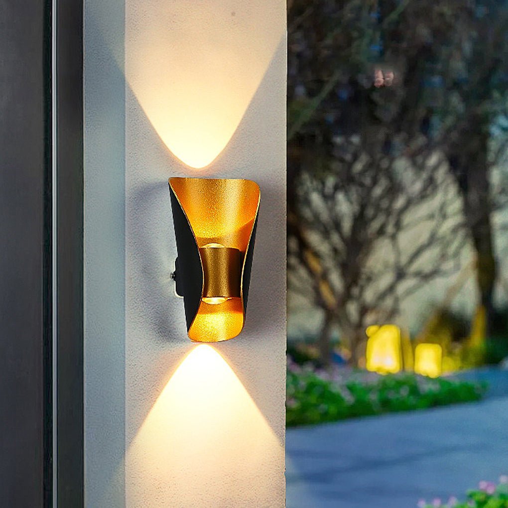 Unique Creative Up and Down Lights Outdoor Wall Lights Waterproof Wall Sconces Wall Lamp-Lighom