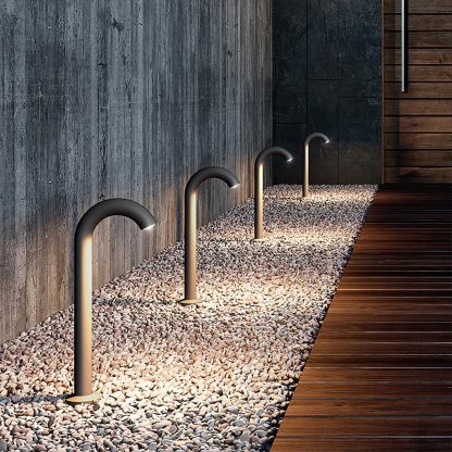 Unique Curved Design Waterproof Landscape Decorative Lighting for Villa Garden Park-Lighom