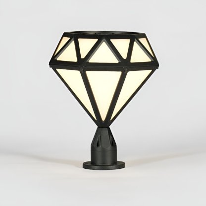 Unique Diamond-shaped LED Post Lights Outdoor Lights Waterproof Fence Post Lights-Lighom