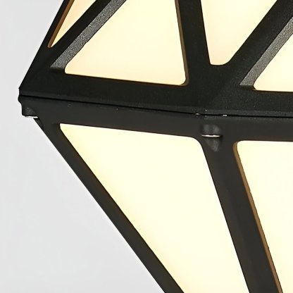 Unique Diamond-shaped LED Post Lights Outdoor Lights Waterproof Fence Post Lights-Lighom