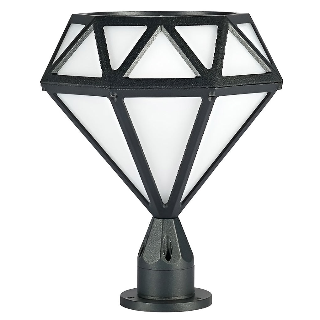 Unique Diamond-shaped LED Post Lights Outdoor Lights Waterproof Fence Post Lights-Lighom