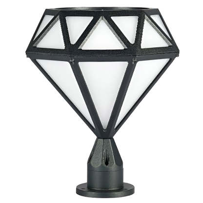 Unique Diamond-shaped LED Post Lights Outdoor Lights Waterproof Fence Post Lights-Lighom