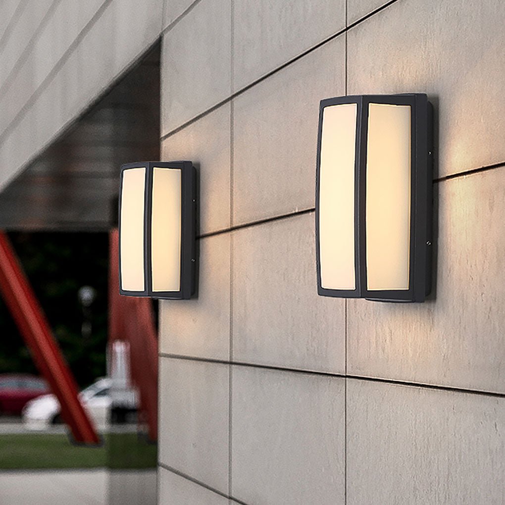 Unique Double-layer Lampshade Waterproof Outdoor LED Wall Lamp for Villa Courtyard Balcony-Lighom