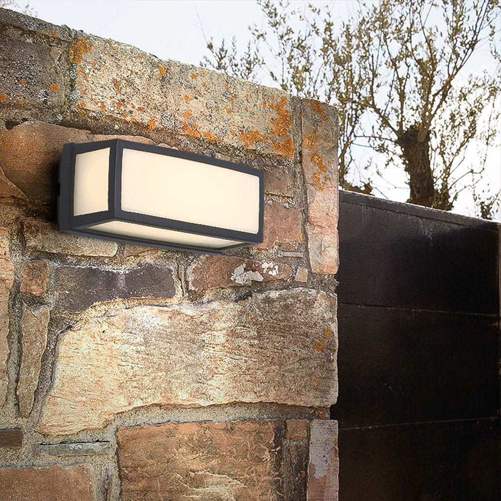 Unique Double-layer Lampshade Waterproof Outdoor LED Wall Lamp for Villa Courtyard Balcony-Lighom