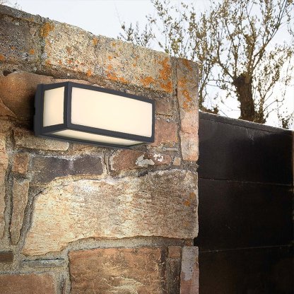 Unique Double-layer Lampshade Waterproof Outdoor LED Wall Lamp for Villa Courtyard Balcony-Lighom
