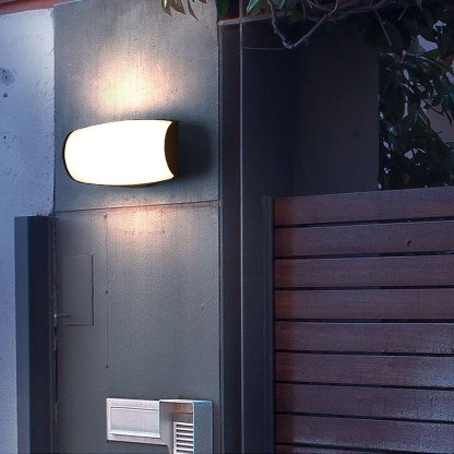 Unique Double-layer Lampshade Waterproof Outdoor LED Wall Lamp for Villa Courtyard Balcony-Lighom