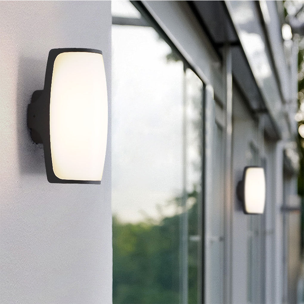 Unique Double-layer Lampshade Waterproof Outdoor LED Wall Lamp for Villa Courtyard Balcony-Lighom
