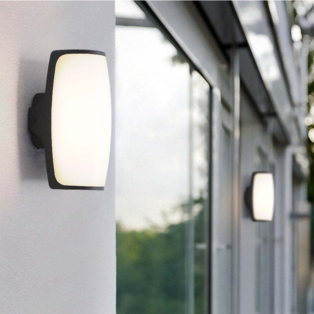Unique Double-layer Lampshade Waterproof Outdoor LED Wall Lamp for Villa Courtyard Balcony-Lighom