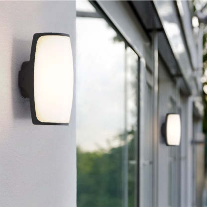 Unique Double-layer Lampshade Waterproof Outdoor LED Wall Lamp for Villa Courtyard Balcony-Lighom