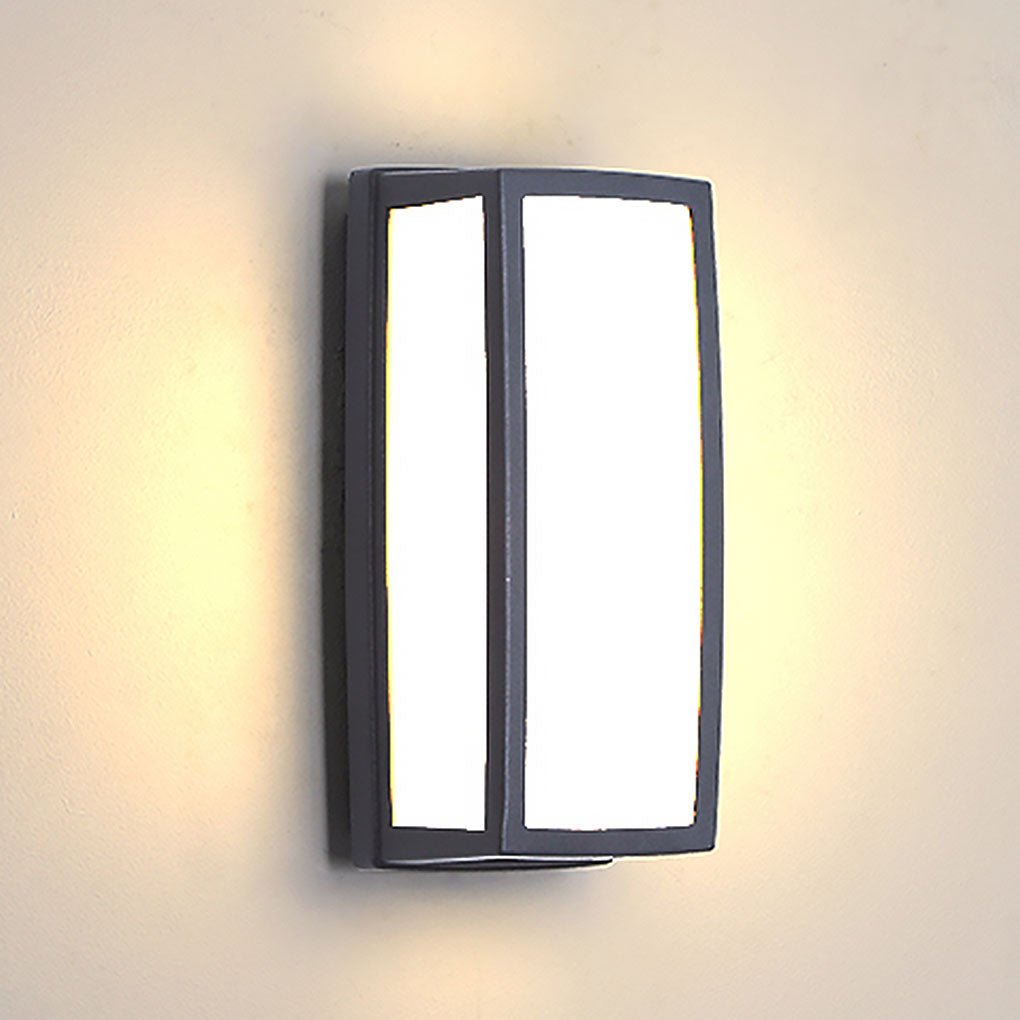 Unique Double-layer Lampshade Waterproof Outdoor LED Wall Lamp for Villa Courtyard Balcony-Lighom
