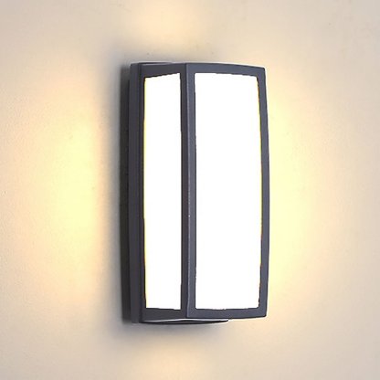 Unique Double-layer Lampshade Waterproof Outdoor LED Wall Lamp for Villa Courtyard Balcony-Lighom