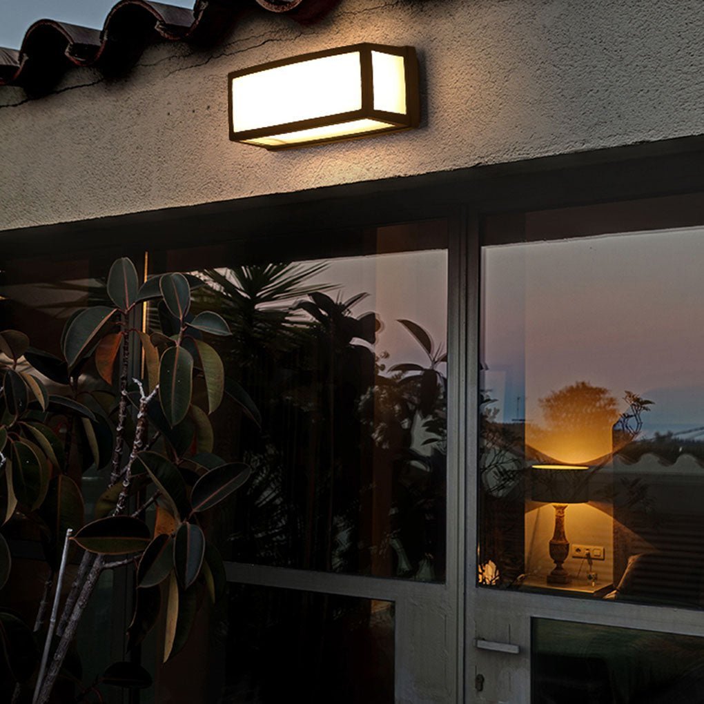 Unique Double-layer Lampshade Waterproof Outdoor LED Wall Lamp for Villa Courtyard Balcony-Lighom