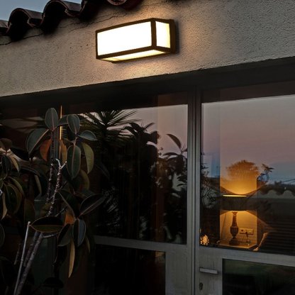 Unique Double-layer Lampshade Waterproof Outdoor LED Wall Lamp for Villa Courtyard Balcony-Lighom