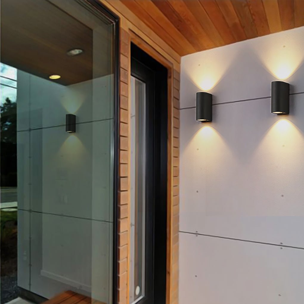 Unique up and down Lighting Waterproof LED Modern Outdoor Wall Lights-Lighom