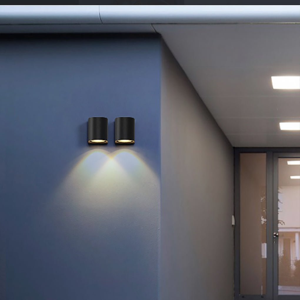 Unique up and down Lighting Waterproof LED Modern Outdoor Wall Lights-Lighom