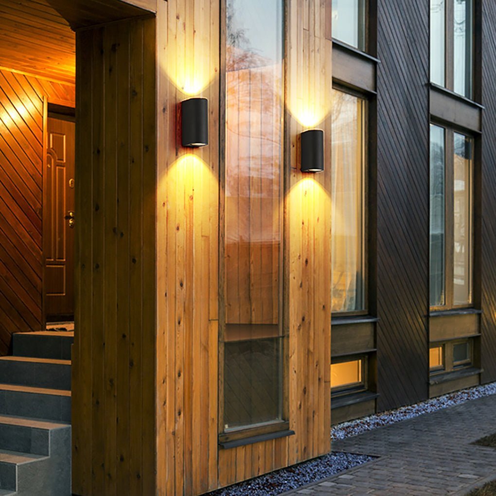 Unique up and down Lighting Waterproof LED Modern Outdoor Wall Lights-Lighom