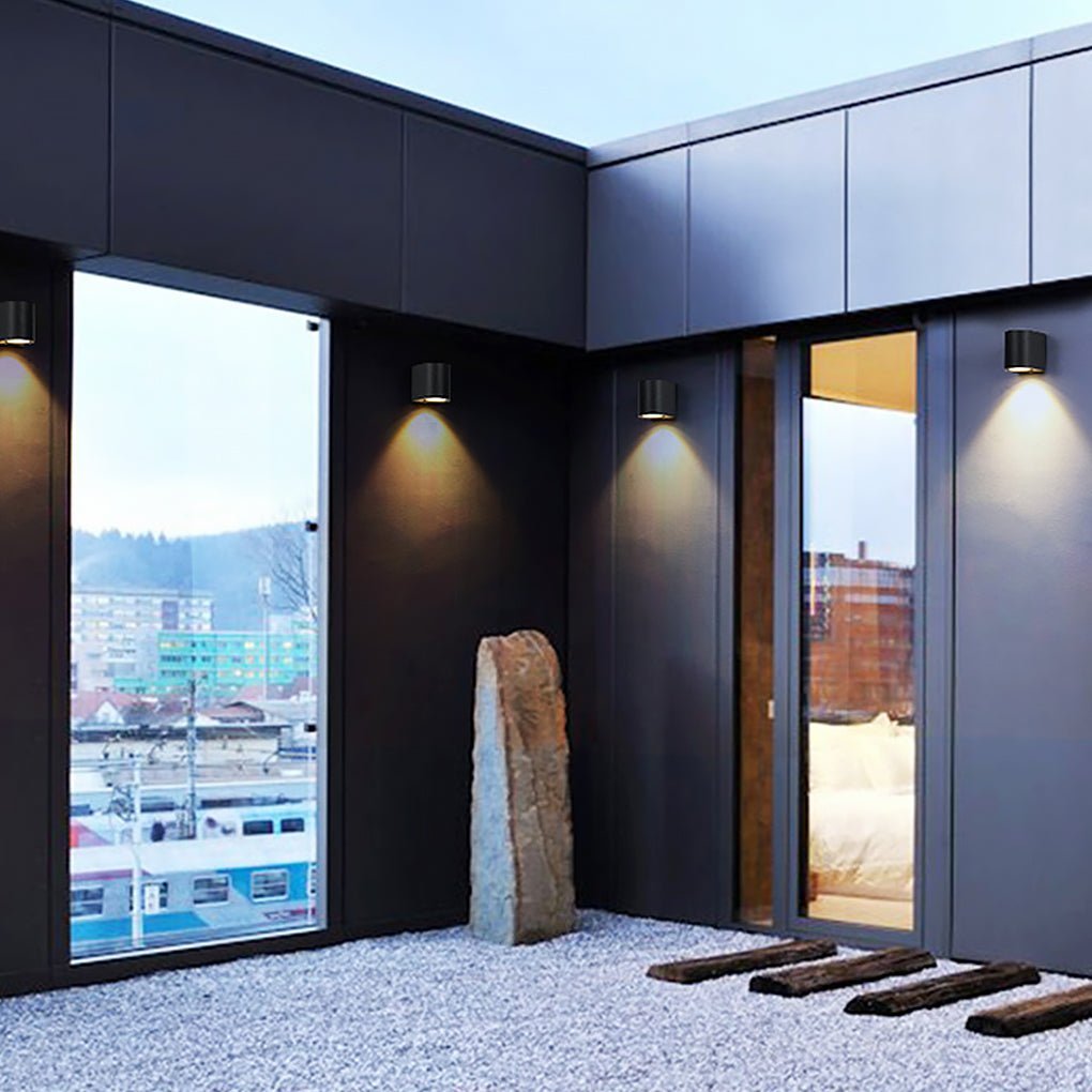Unique up and down Lighting Waterproof LED Modern Outdoor Wall Lights-Lighom