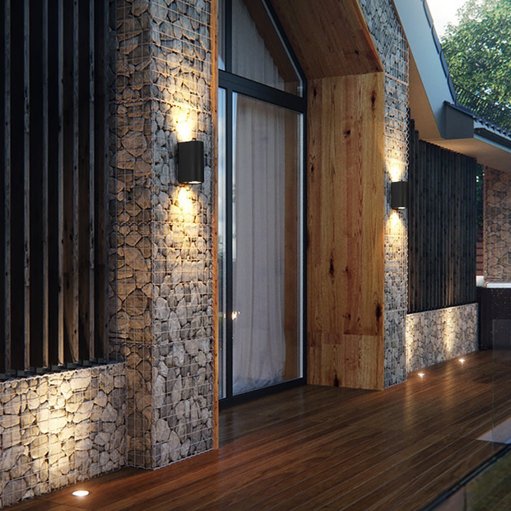 Unique up and down Lighting Waterproof LED Modern Outdoor Wall Lights-Lighom