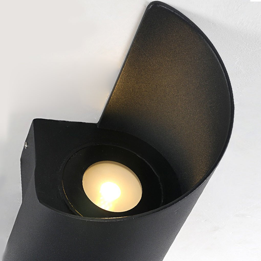 Unique Spiral Design LED Waterproof Two-way Luminous Wall Light for Aisle Balcony-Lighom