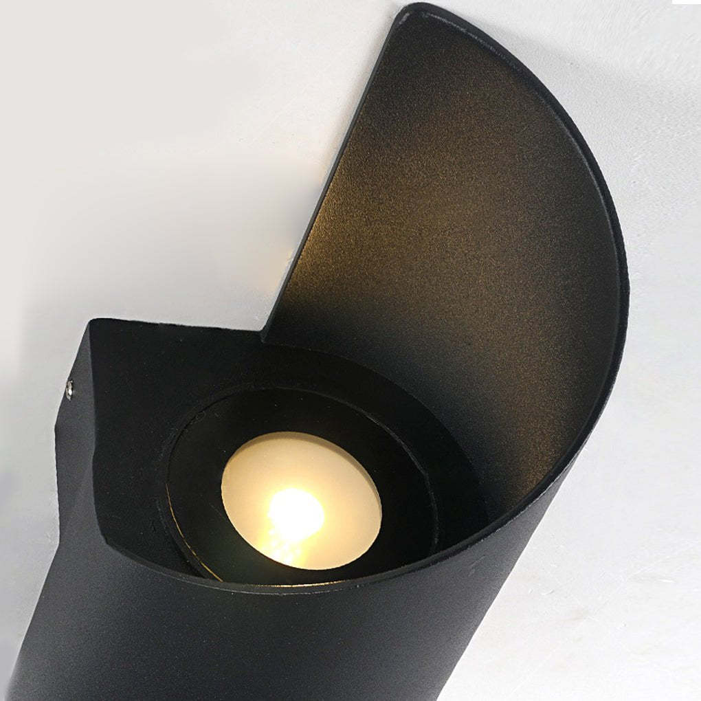 Unique Spiral Design LED Waterproof Two-way Luminous Wall Light for Aisle Balcony-Lighom