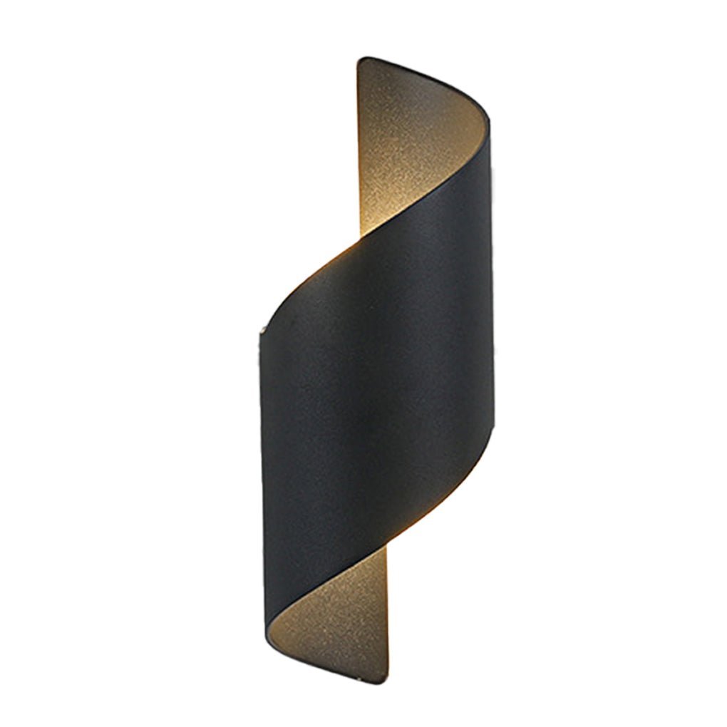 Unique Spiral Design LED Waterproof Two-way Luminous Wall Light for Aisle Balcony-Lighom