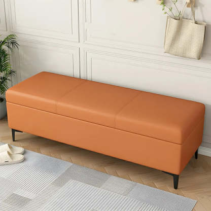 Upholstered Flip Top Entryway Bench with Legs — Blackish Green