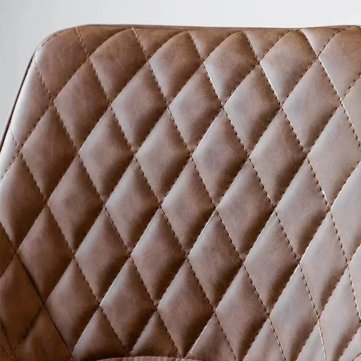 Upholstered Modern Back Bar Stool with Metal Legs