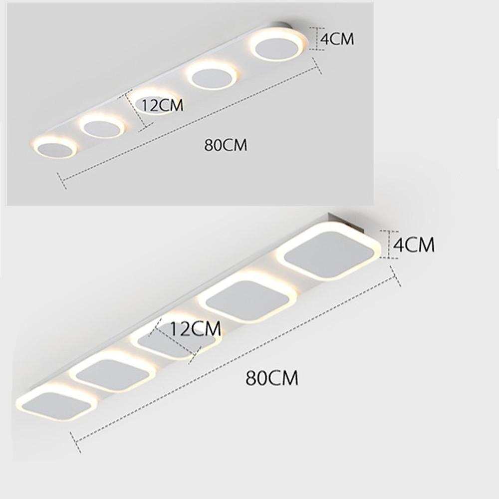 Round LED Modern Flush Mount Fixture
