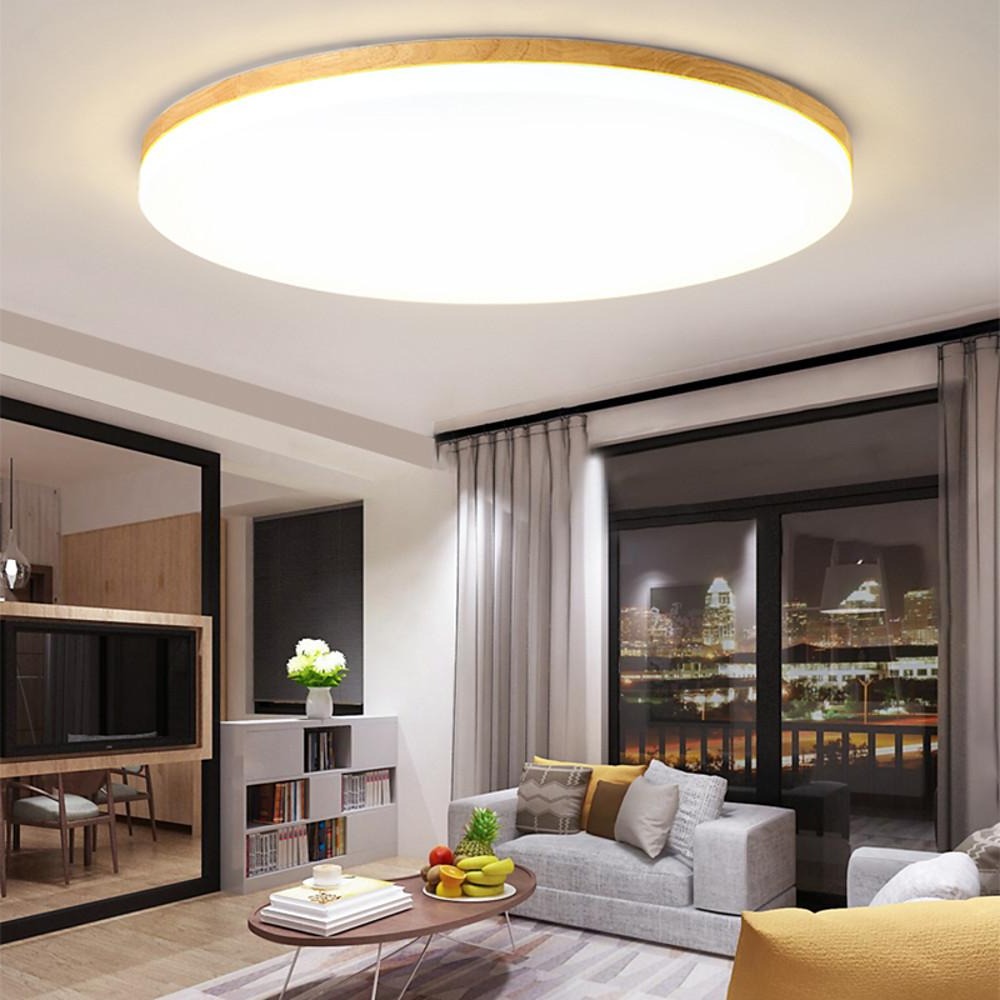 Circular Dimmable LED Nordic Flush Mount Light