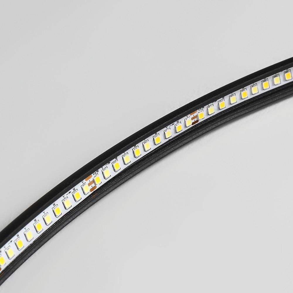 2 Circle Metal Abstract LED Flush Mount Ceiling Light for Bedroom-Lighom