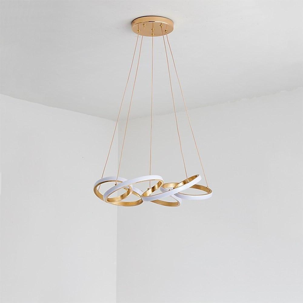 Interwoven Wave Design Chandelier Light Mid Century Chandelier-Lighom
