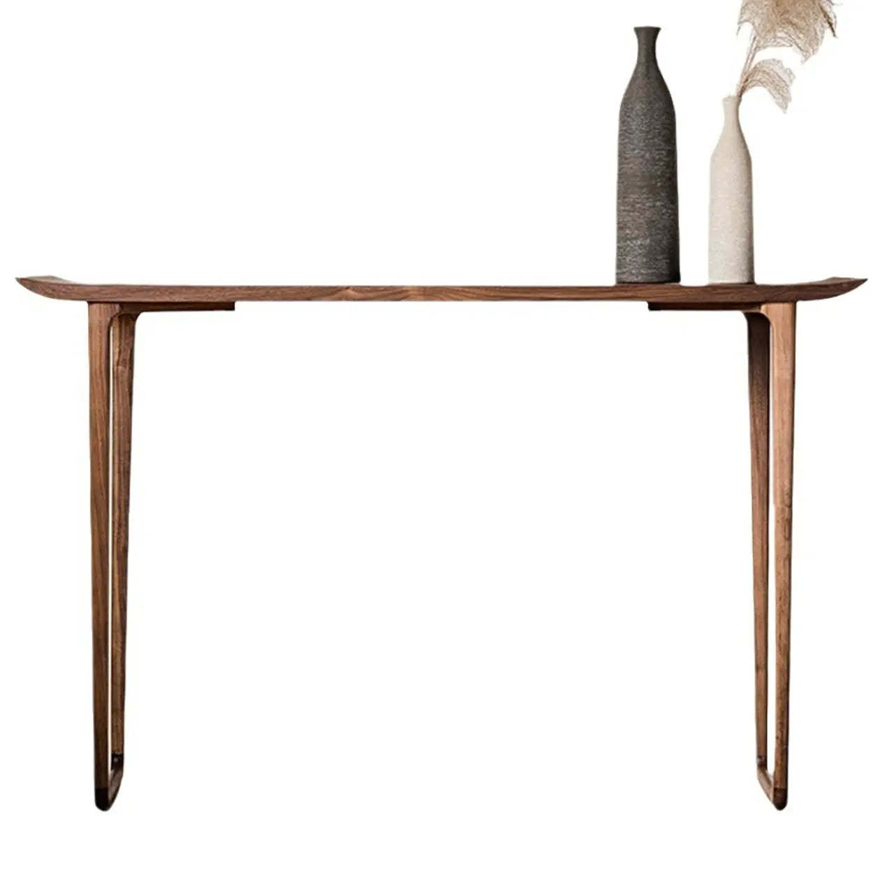 Versatile Rectangular Elm Cocoa Entryway Table