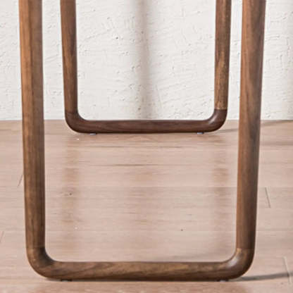 Versatile Rectangular Elm Cocoa Entryway Table