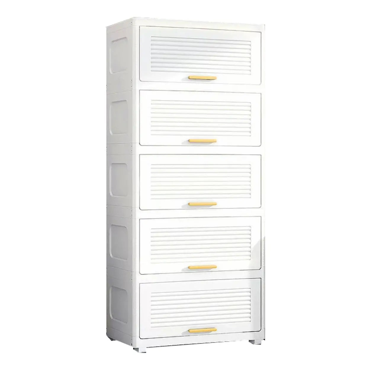 Lighom modern lingerie tall acrylic dressers — 19.7" L x 11.8" W x 53.1" H