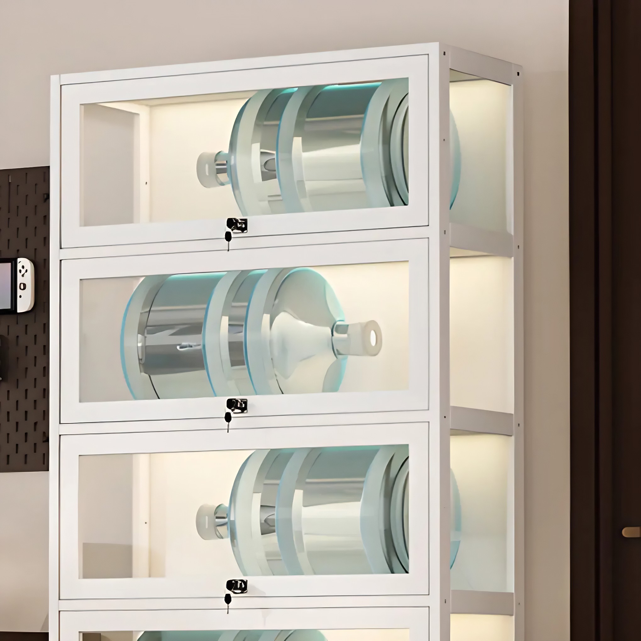 Vertical Narrow Display Bookcase